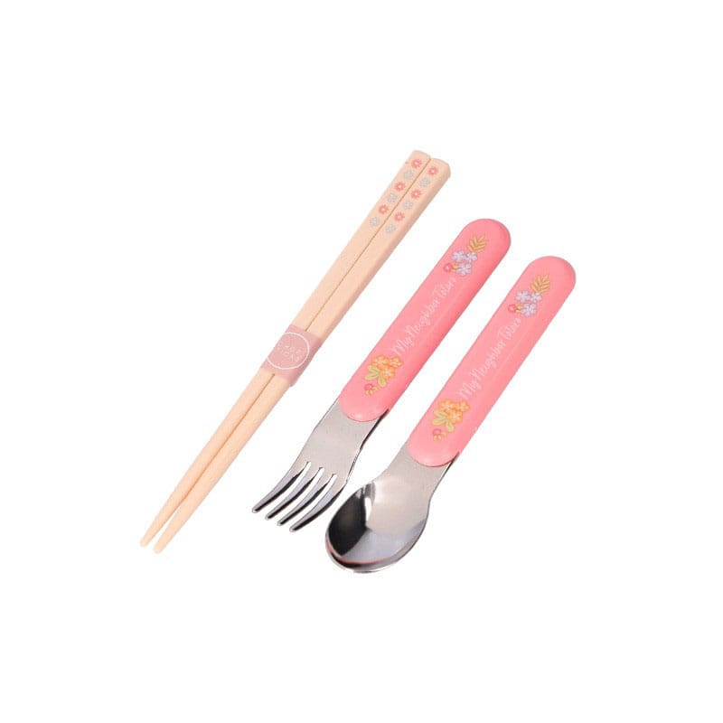 My Neighbor Totoro Chopsticks & Spoon & Fork Set Mei & Totoro P058872