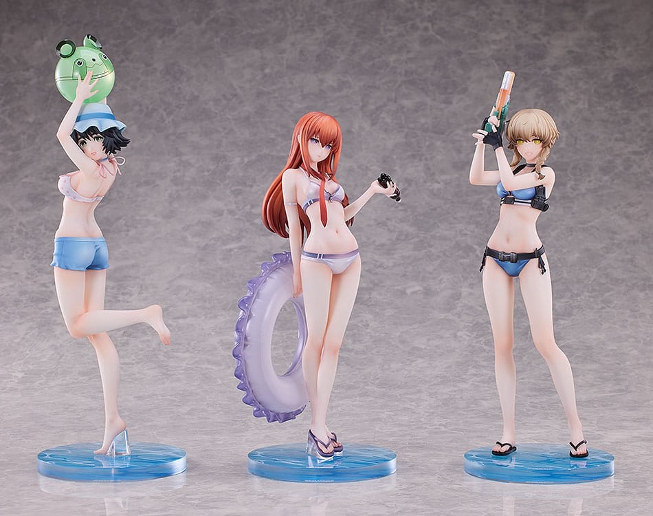 Steins Gate PVC Statues 3-Pack 1/7 Suzuha Amane, Kurisu Makise, Mayuri Shiina Swimsuit Ver. P059107