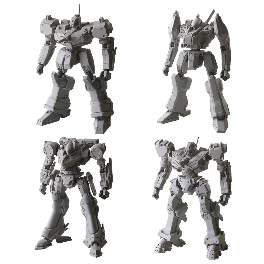 Armored Core Structure Arts Plastic Model Kits 4-Pack Series 1 P059202