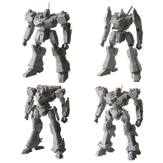Armored Core Structure Arts Plastic Model Kits 4-Pack Series 1 P059202