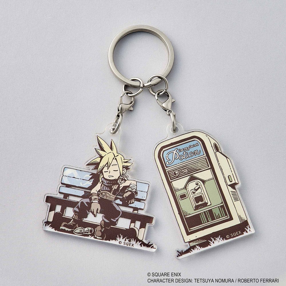 Final Fantasy VII Rebirth Acrylic Keychain Napping Cloud P066116