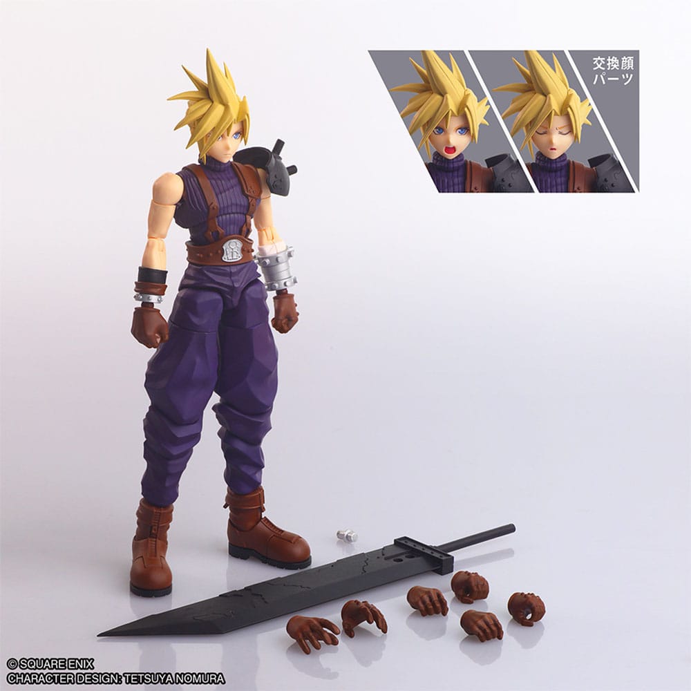 Final Fantasy VII Structure Arts Plastic Model Kit Cloud Strife P066125