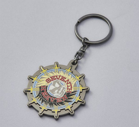Final Fantasy VII Rebirth Metal-Keychain Seventh Heaven P059270