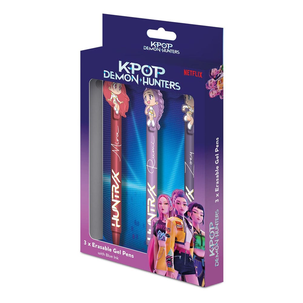 KPop Demon Hunters Gel Pens 3-Pack Erasable P066924