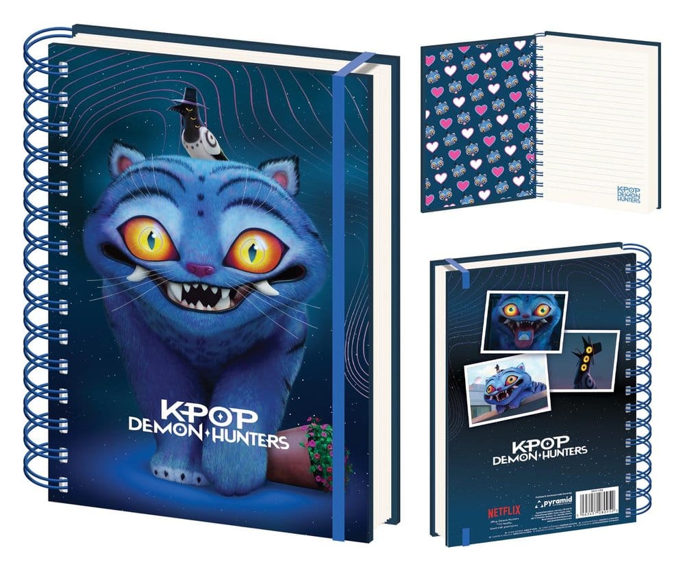 KPop Demon Hunters 3D Wiro Notebook A5 Derpy Tiger P074349