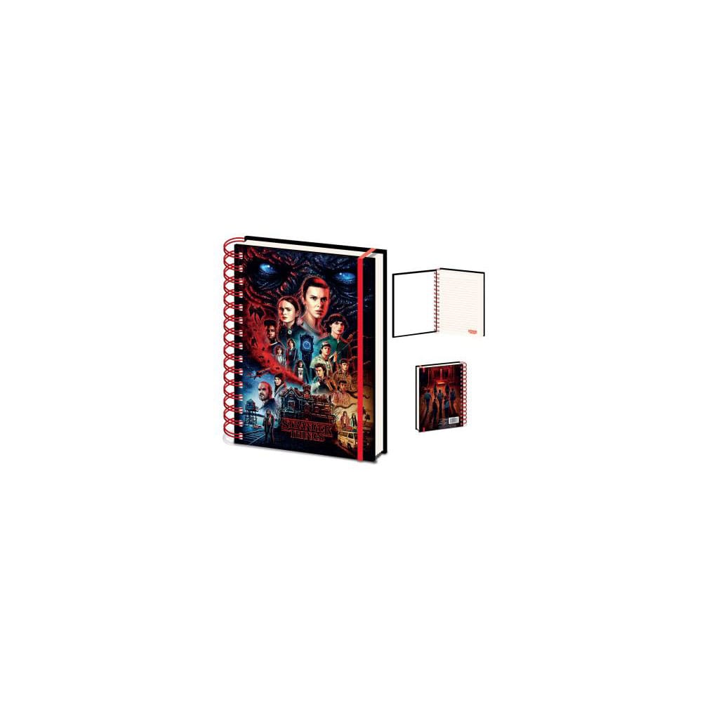Stranger Things 4 Wiro Notebook A5 Red Vecna P059543