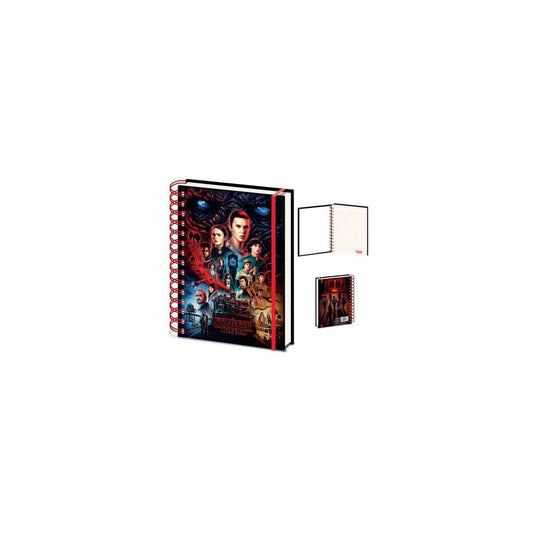 Stranger Things 4 Wiro Notebook A5 Red Vecna P059543