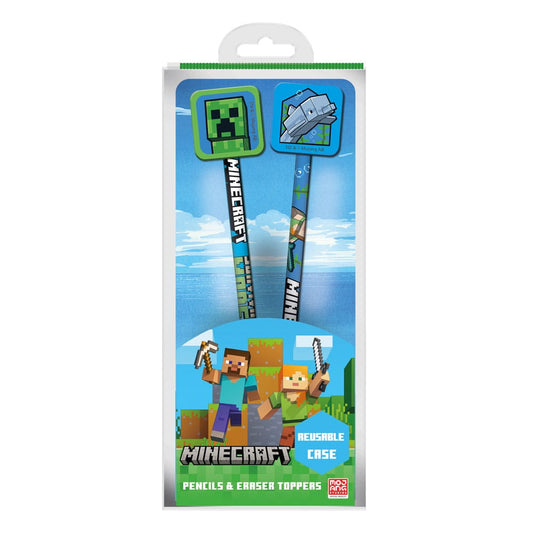 Minecraft Pencil with Topper 2-Pack P059550