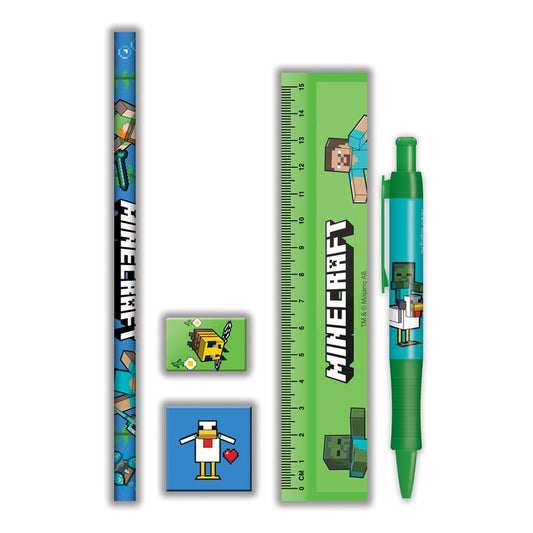 Minecraft 5-Piece Stationery Set P059553