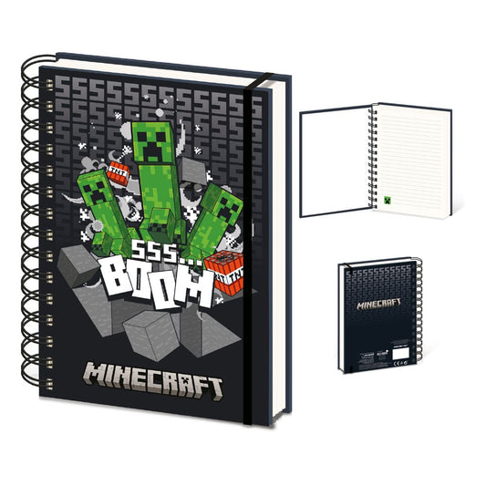 Minecraft 3D Wiro Notebook A5 P059555