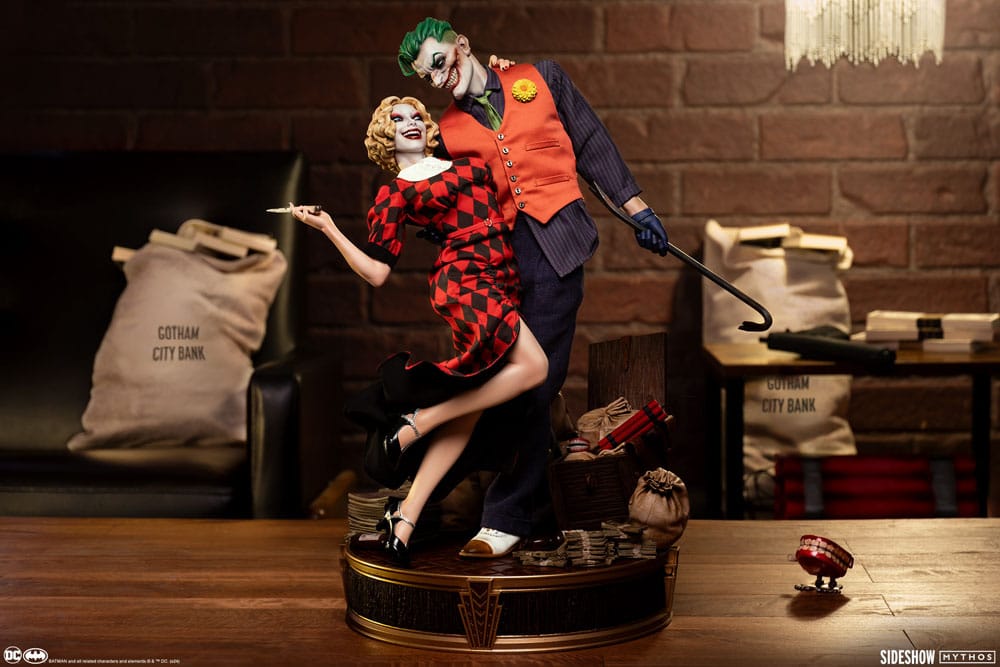 DC Comics Mythos Statue 1/5 The Joker and Harley Quinn: Lawless Love 41 cm P059595