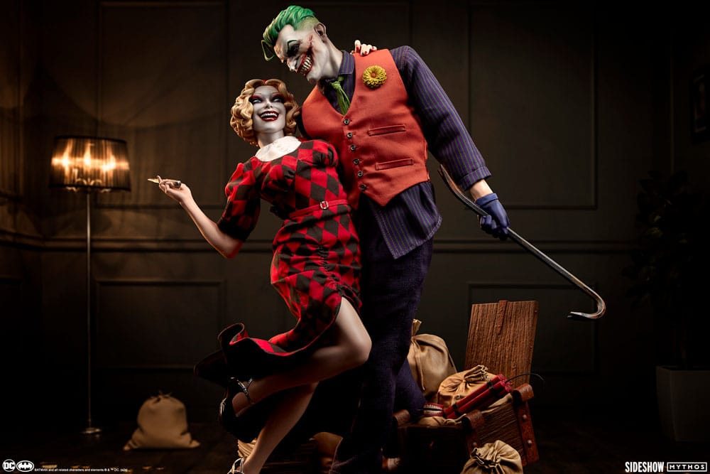 DC Comics Mythos Statue 1/5 The Joker and Harley Quinn: Lawless Love 41 cm P059595