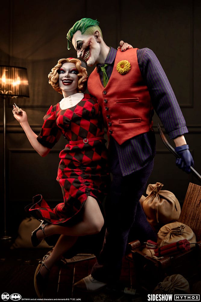 DC Comics Mythos Statue 1/5 The Joker and Harley Quinn: Lawless Love 41 cm P059595