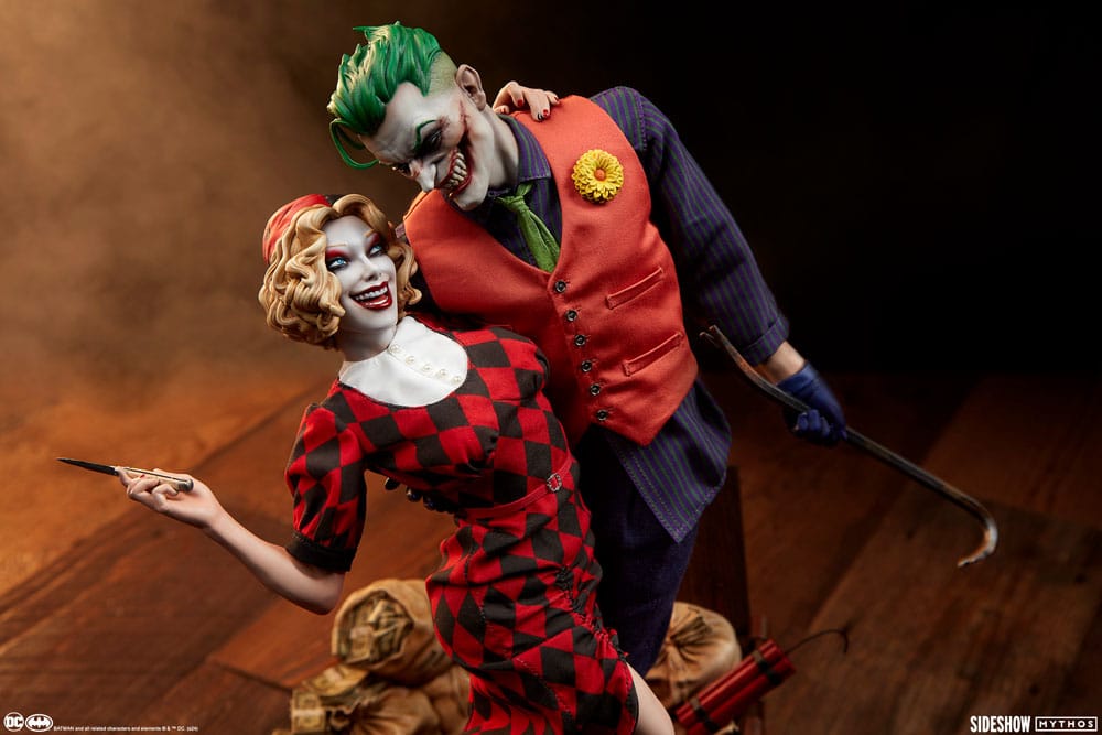 DC Comics Mythos Statue 1/5 The Joker and Harley Quinn: Lawless Love 41 cm P059595