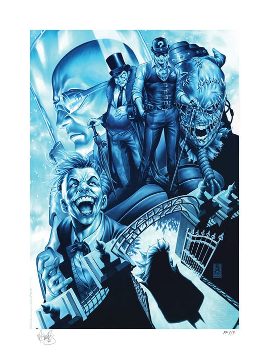 DC Comics Art Print The Gates of Arkham 46 x 61 cm - unframed P059671