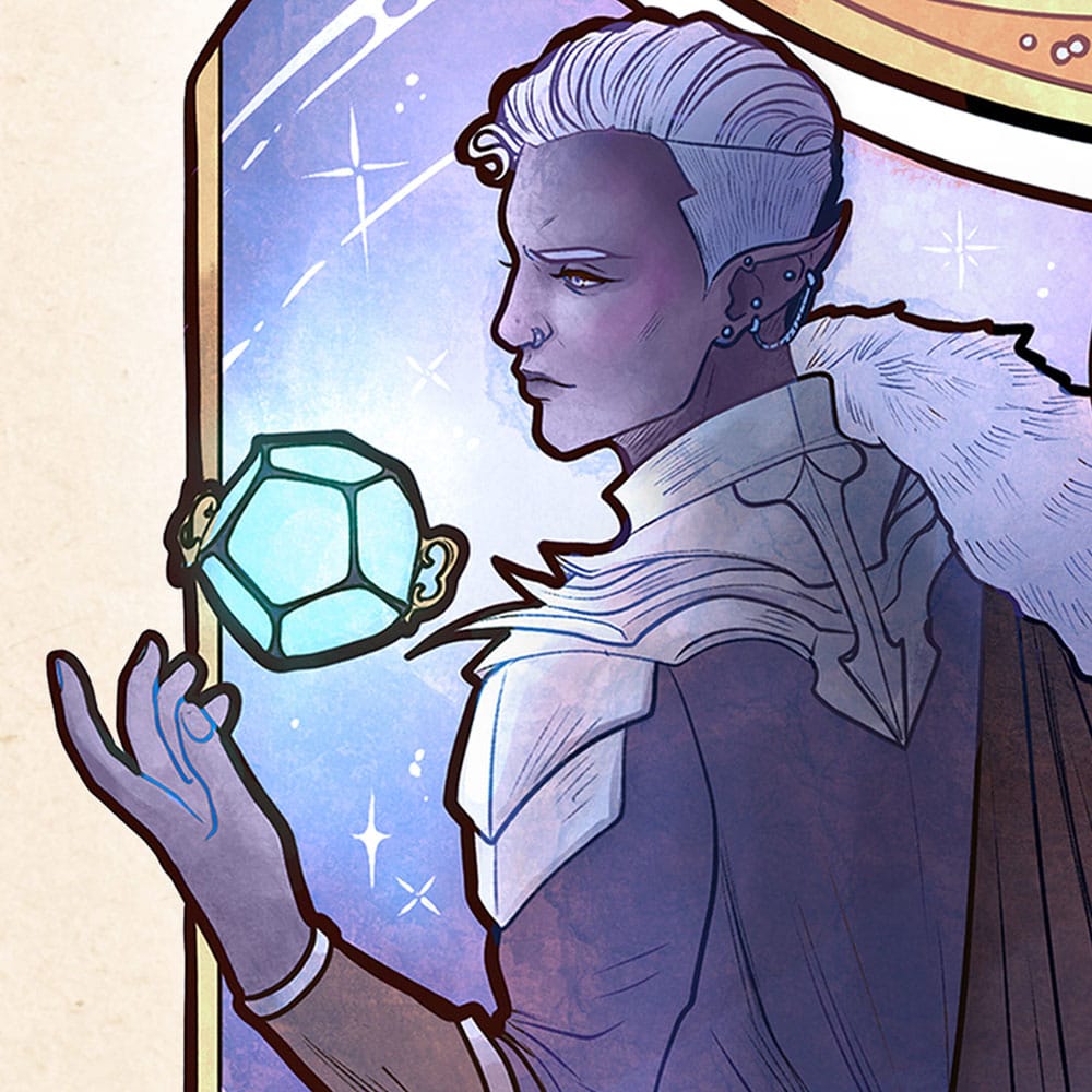 Critical Role Art Print Matthew Mercer: 10th Anniversary Art Nouveau Illustrations 46 x 28 cm - unframed P065533