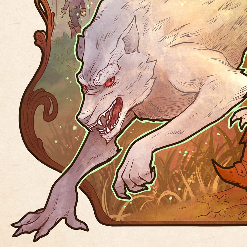 Critical Role Art Print Travis Willingham: 10th Anniversary Art Nouveau Illustrations 46 x 28 cm - unframed P065534