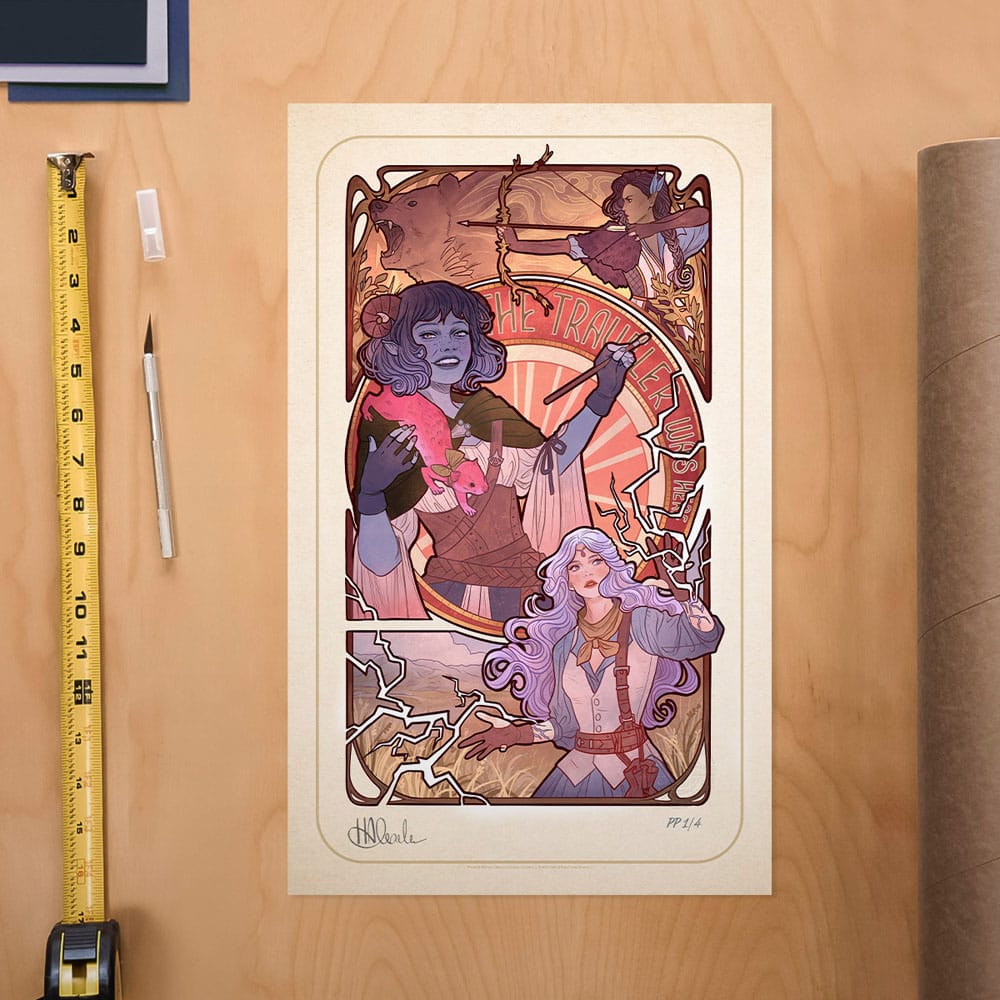 Critical Role Art Print Laura Bailey: 10th Anniversary Art Nouveau Illustrations 46 x 28 cm - unframed P065535