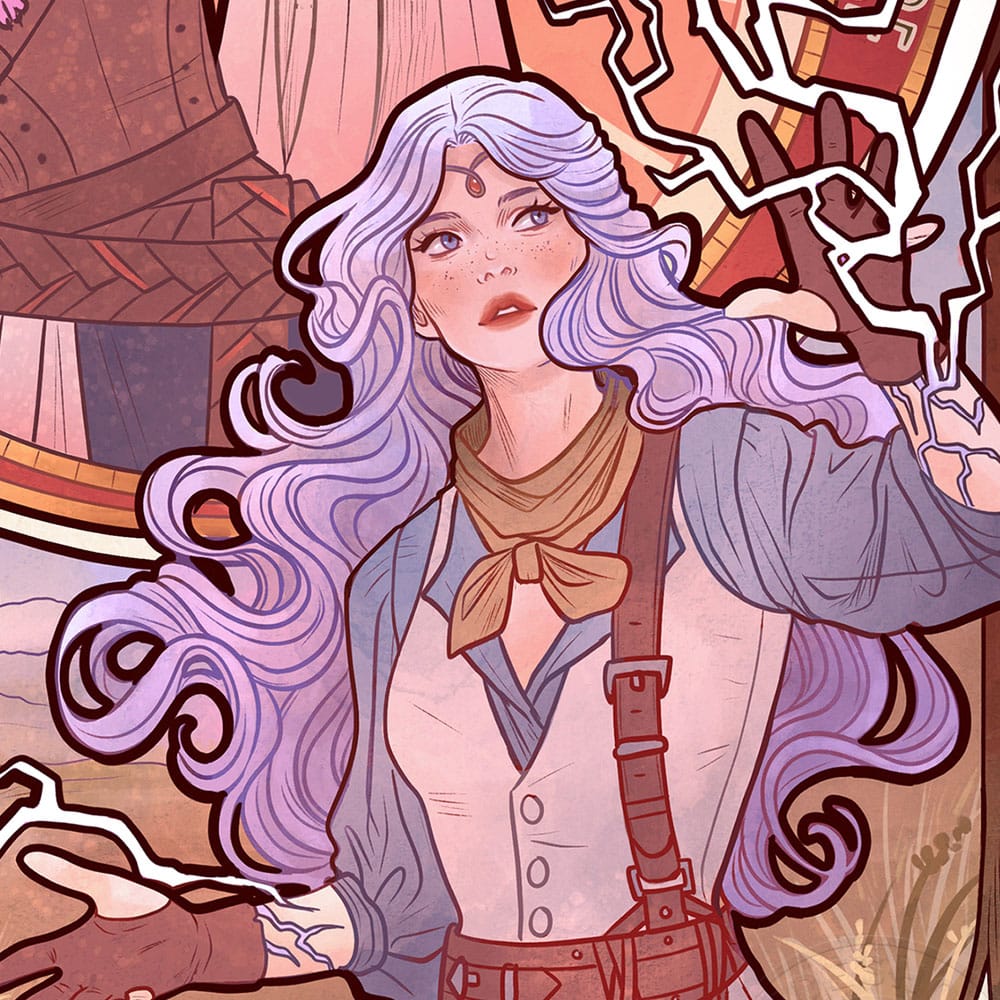 Critical Role Art Print Laura Bailey: 10th Anniversary Art Nouveau Illustrations 46 x 28 cm - unframed P065535