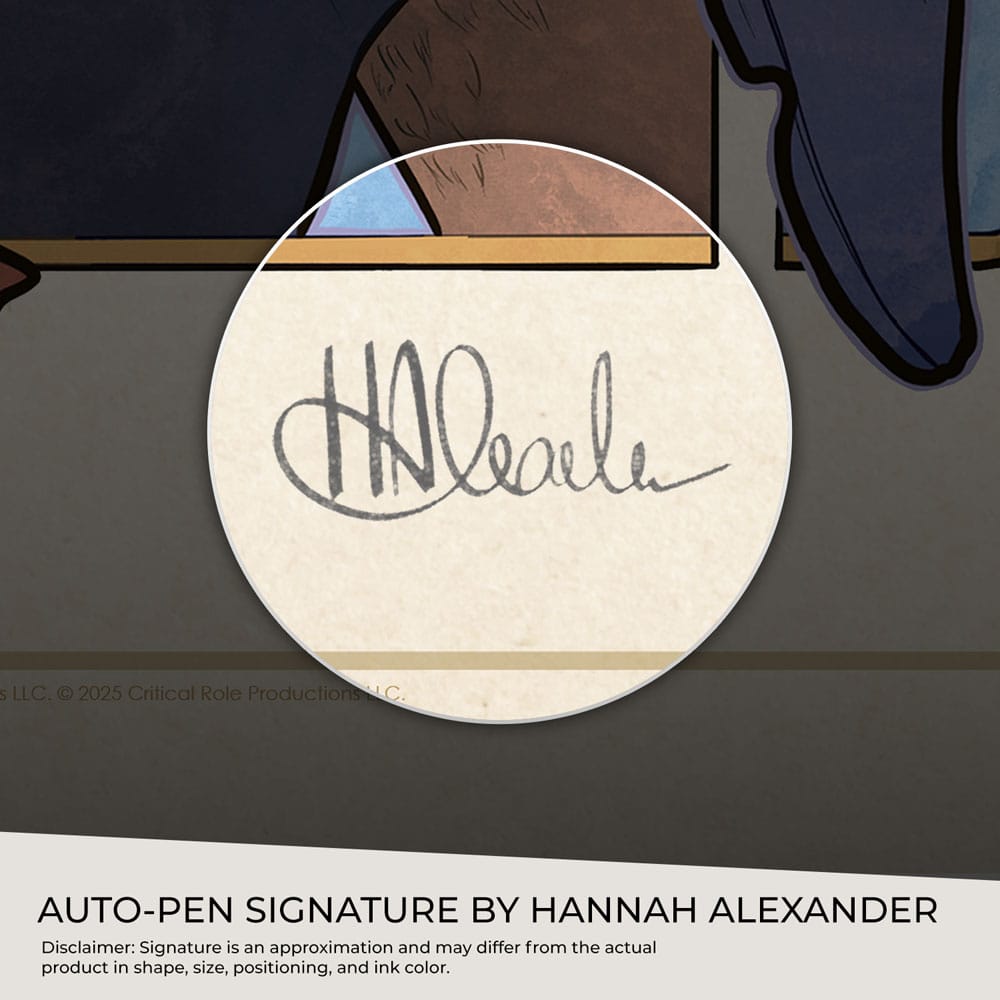 Critical Role Art Print Marisha Ray: 10th Anniversary Art Nouveau Illustrations 46 x 28 cm - unframed P065536