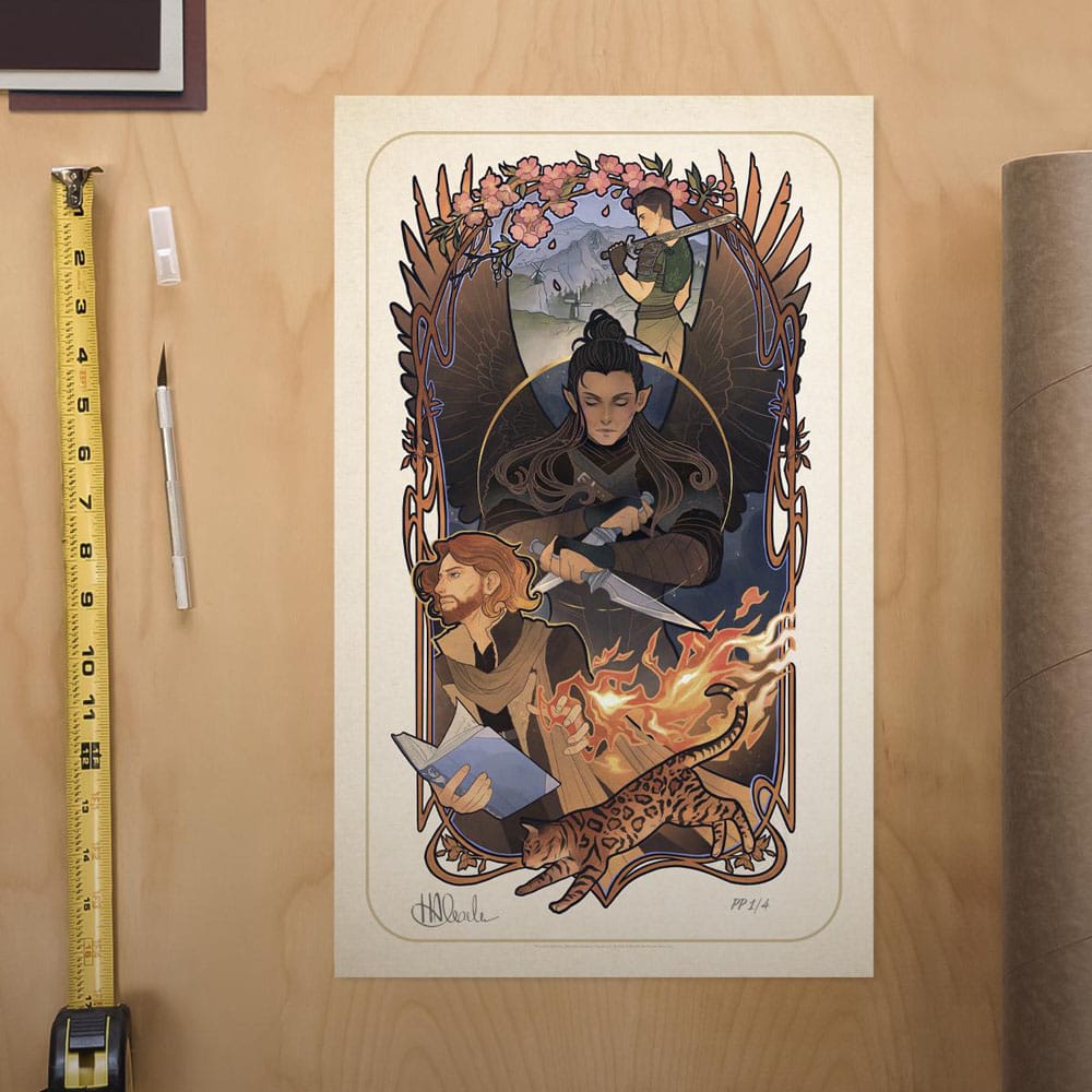 Critical Role Art Print Liam O'Brien: 10th Anniversary Art Nouveau Illustrations 46 x 28 cm - unframed P065537