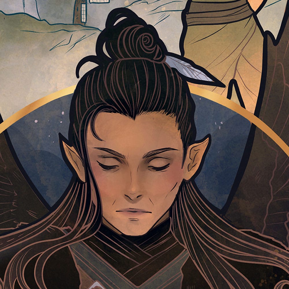 Critical Role Art Print Liam O'Brien: 10th Anniversary Art Nouveau Illustrations 46 x 28 cm - unframed P065537
