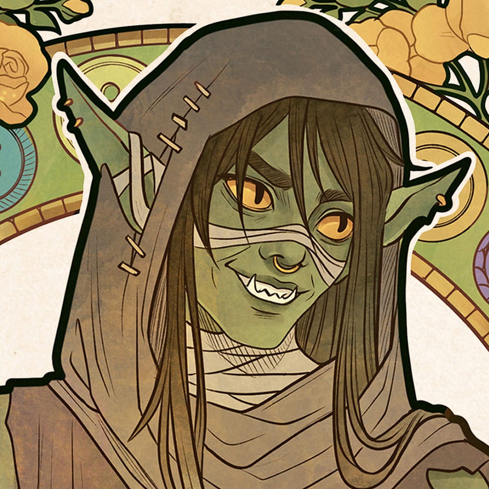 Critical Role Art Print Sam Riegel: 10th Anniversary Art Nouveau Illustrations 46 x 28 cm - unframed P065538
