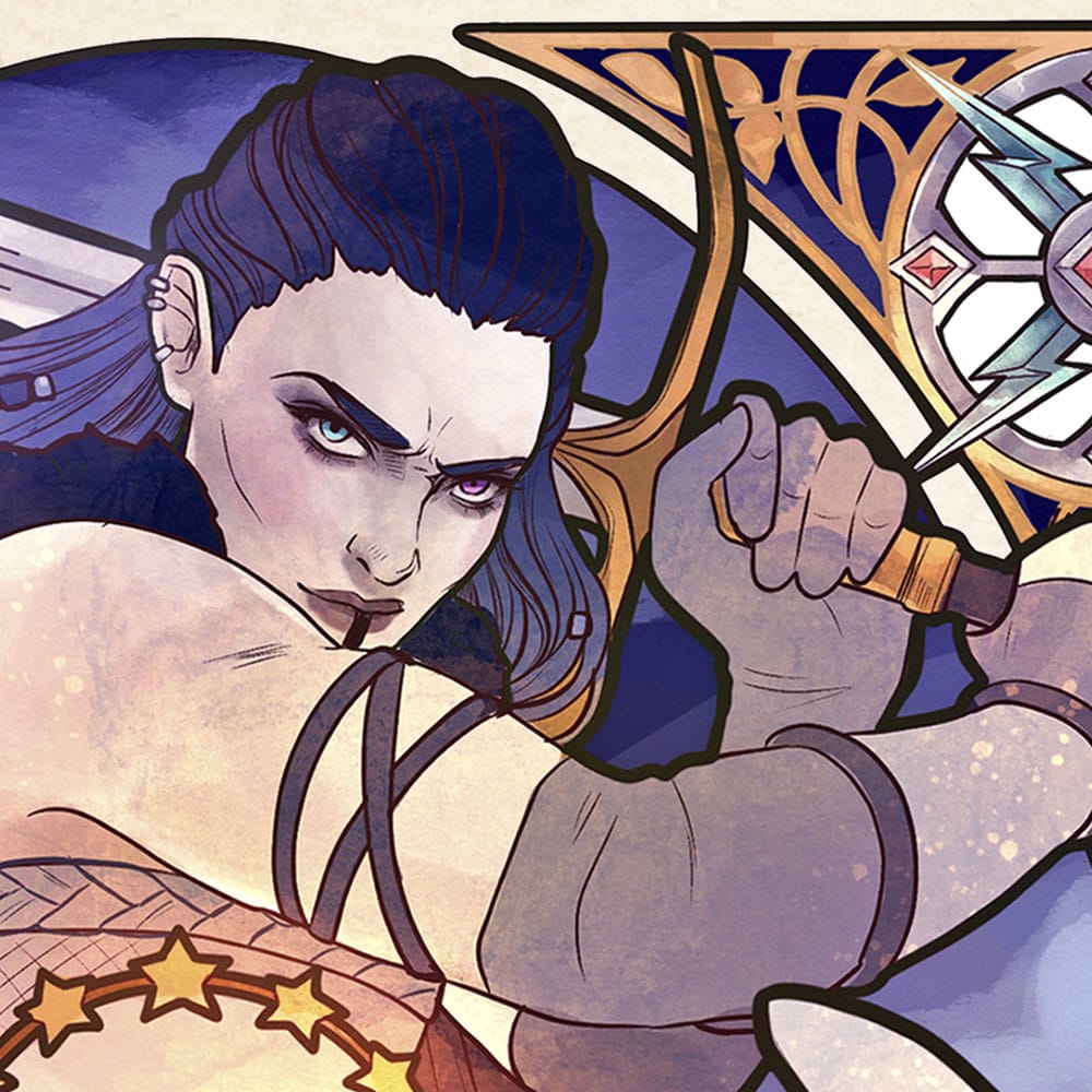 Critical Role Art Print Ashley Johnson: 10th Anniversary Art Nouveau Illustrations 46 x 28 cm - unframed P065540
