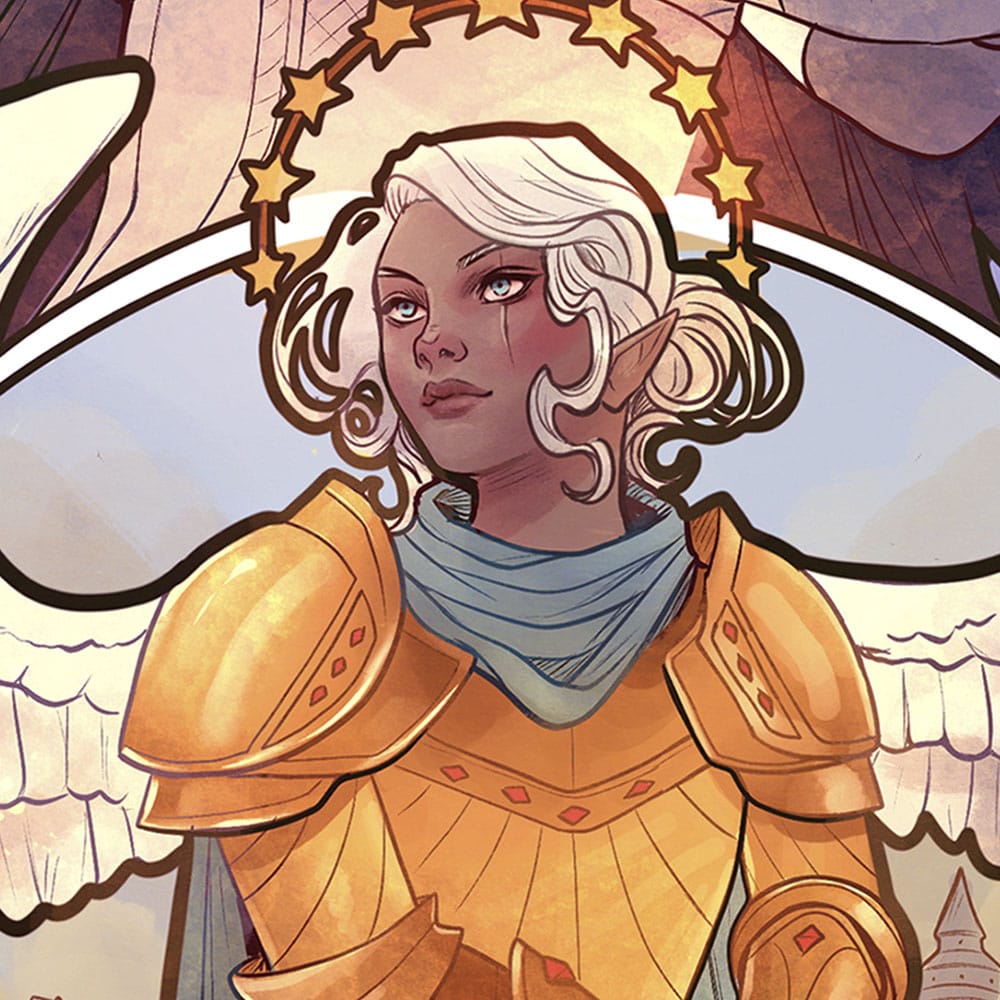 Critical Role Art Print Ashley Johnson: 10th Anniversary Art Nouveau Illustrations 46 x 28 cm - unframed P065540