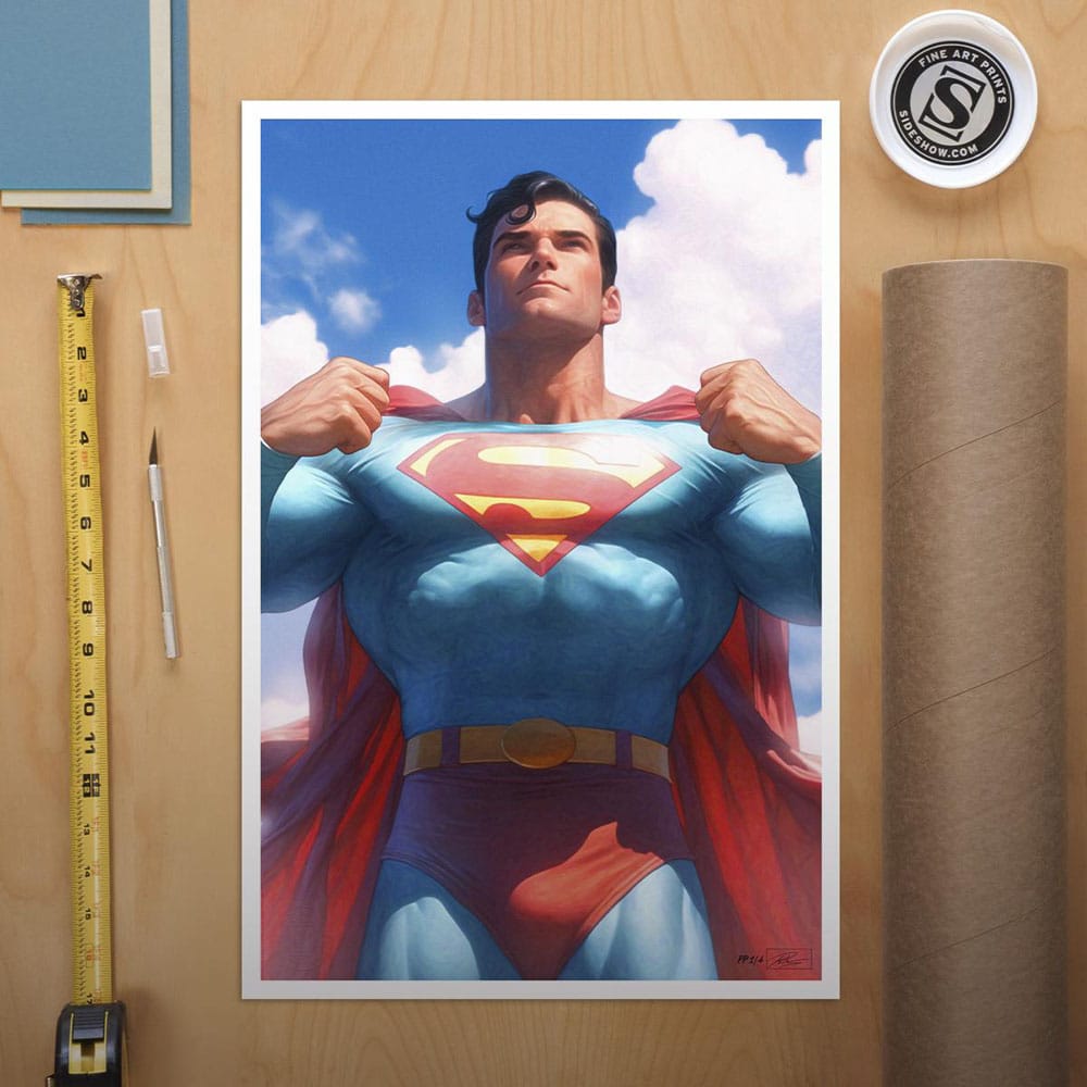 DC Comics Art Print Justice League Trinity: Superman 61 x 41 cm - unframed P066105