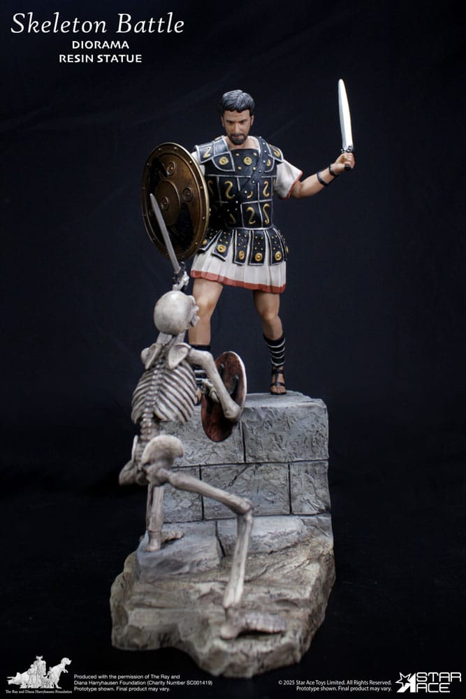 Ray Harryhausen Diorama 1/8 Skeleton Battle Scene 30 cm P059776