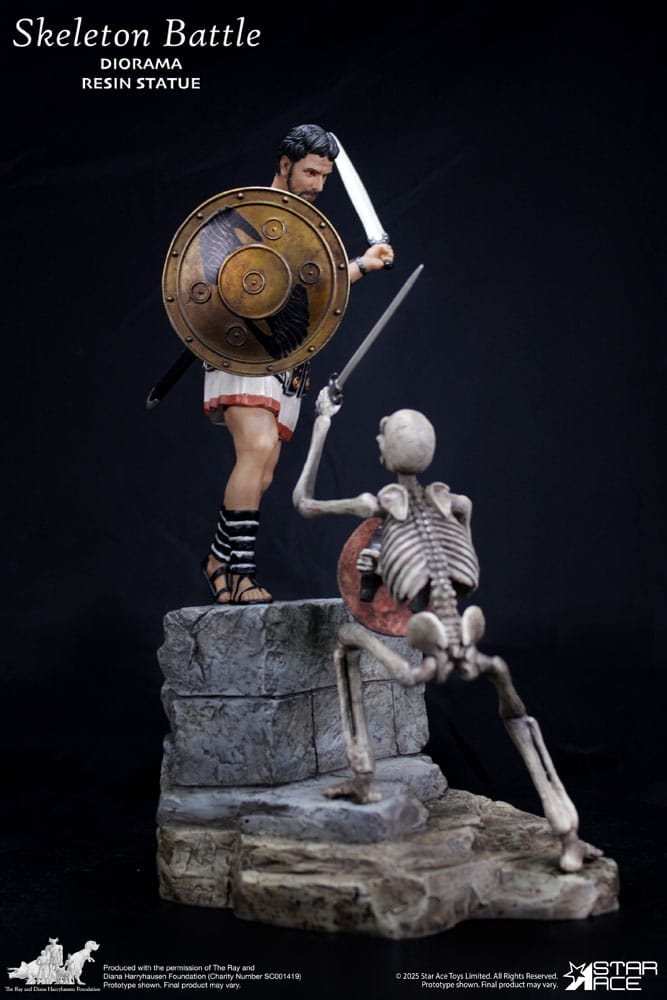 Ray Harryhausen Diorama 1/8 Skeleton Battle Scene 30 cm P059776