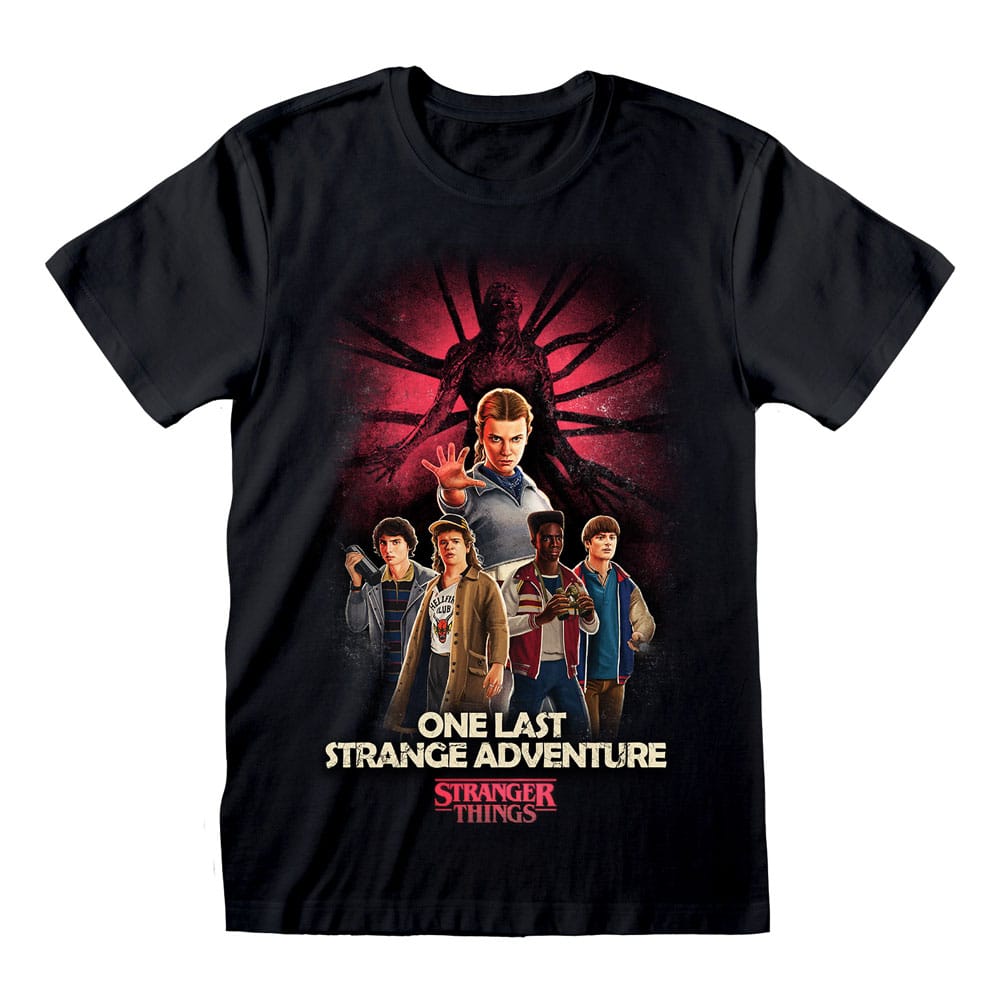 Stranger Things T-Shirt Group Artwork One Last Strange Adventure Colour P068110