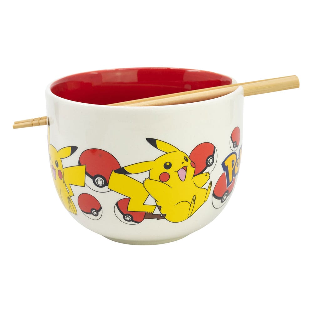 Pokémon Ramen Bowl with Chopsticks Face P059823
