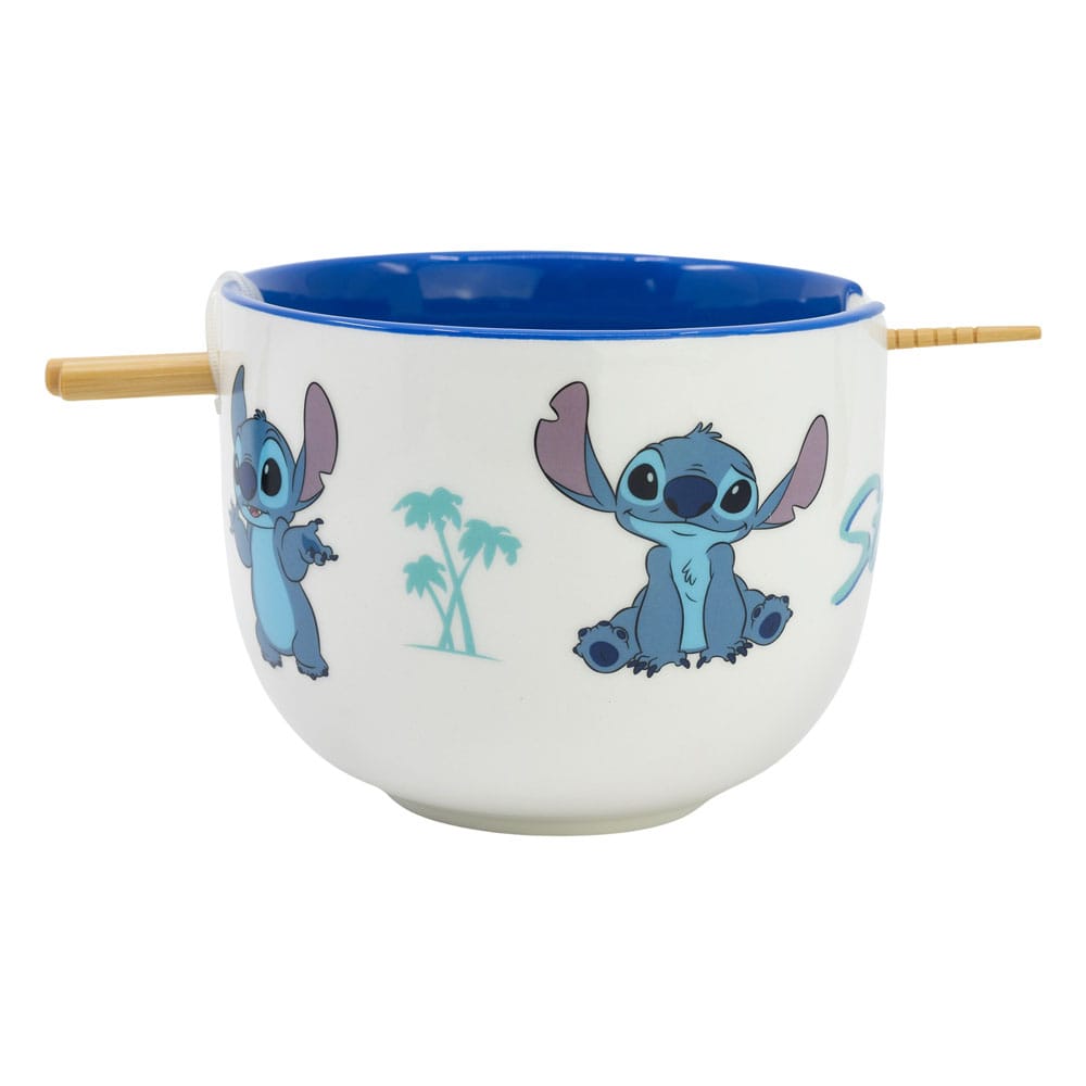 Lilo & Stitch Ramen Bowl with Chopsticks Stitch P059851