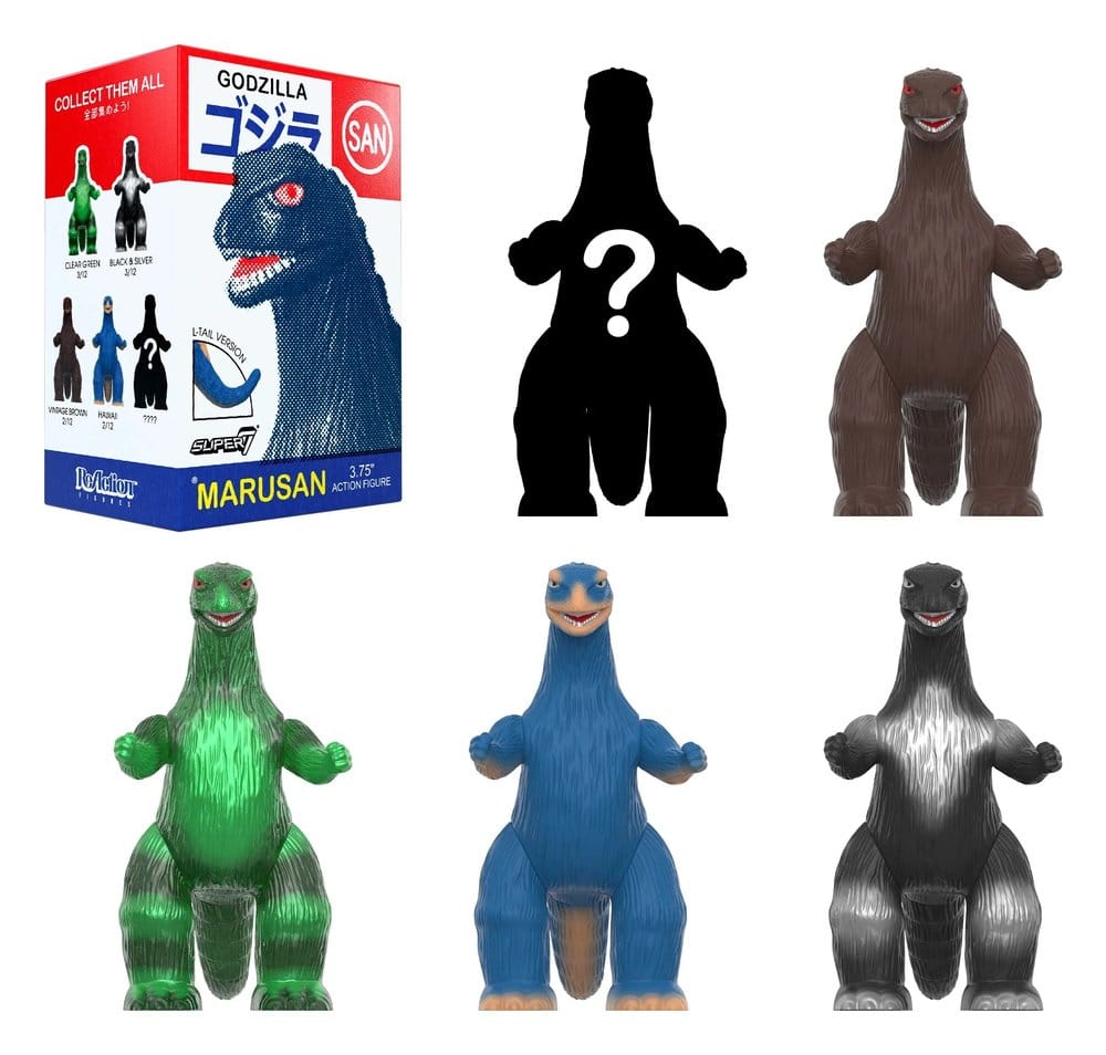 Godzilla Toho (Marusan) Action Figure Blind Box Wave 6 Display (12) P076162