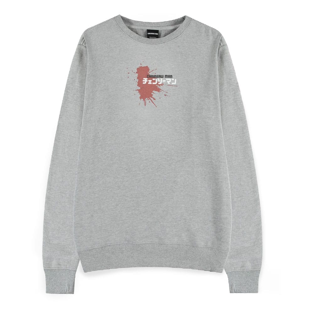 Chainsaw Man Sweater Power Grey Melange Size XXL P072230