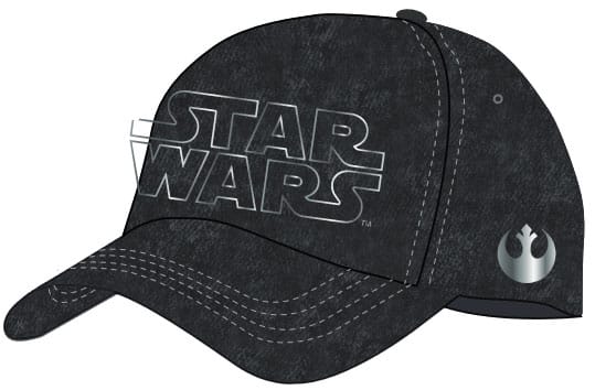 STAR WARS CURVED BILL CAP SILVER LOGO