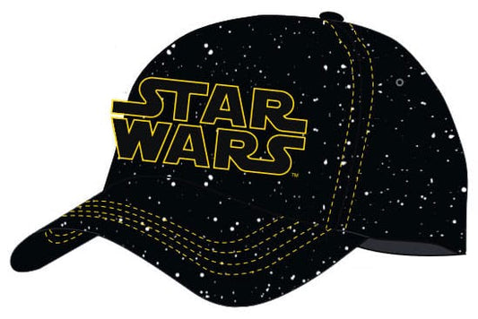 STAR WARS CURVED BILL CAP SPACE LOGO P060177