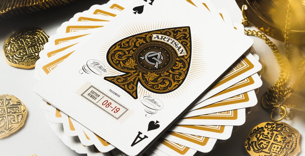 Artisan Playing Cards White P060251