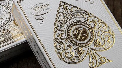 Artisan Playing Cards White P060251