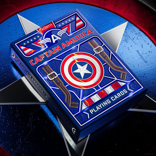 Captain America Playing Cards Patriotic Design P060266
