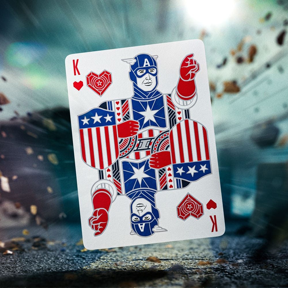 Captain America Playing Cards Patriotic Design P060266