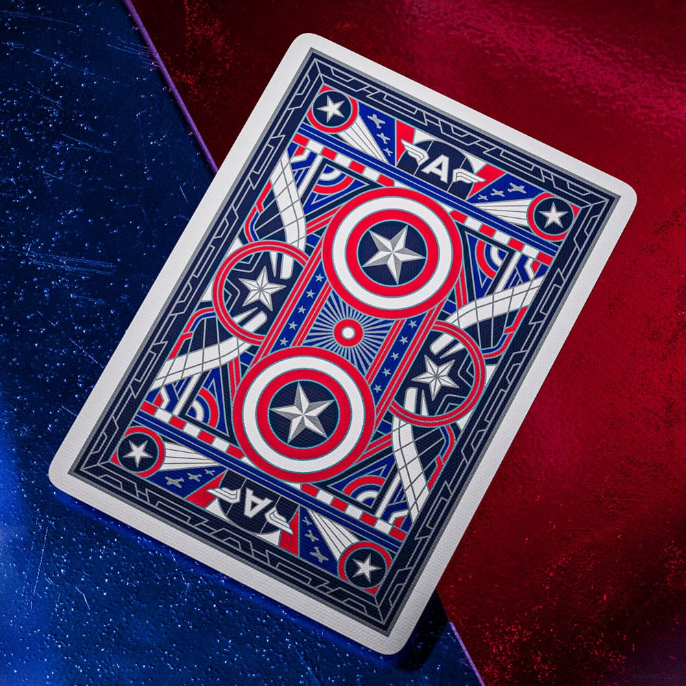 Captain America Playing Cards Patriotic Design P060266