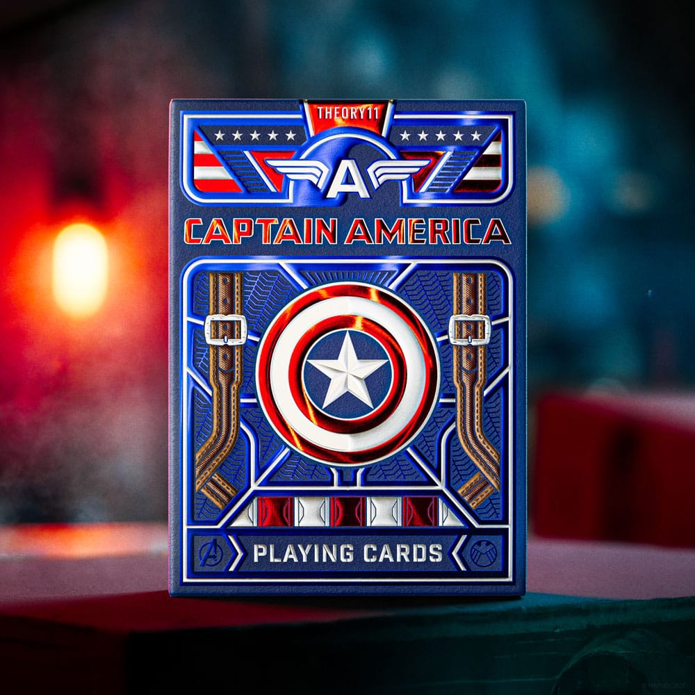 Captain America Playing Cards Patriotic Design P060266