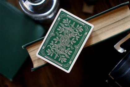 Theory 11 Playing Cards Monarch Green P070941