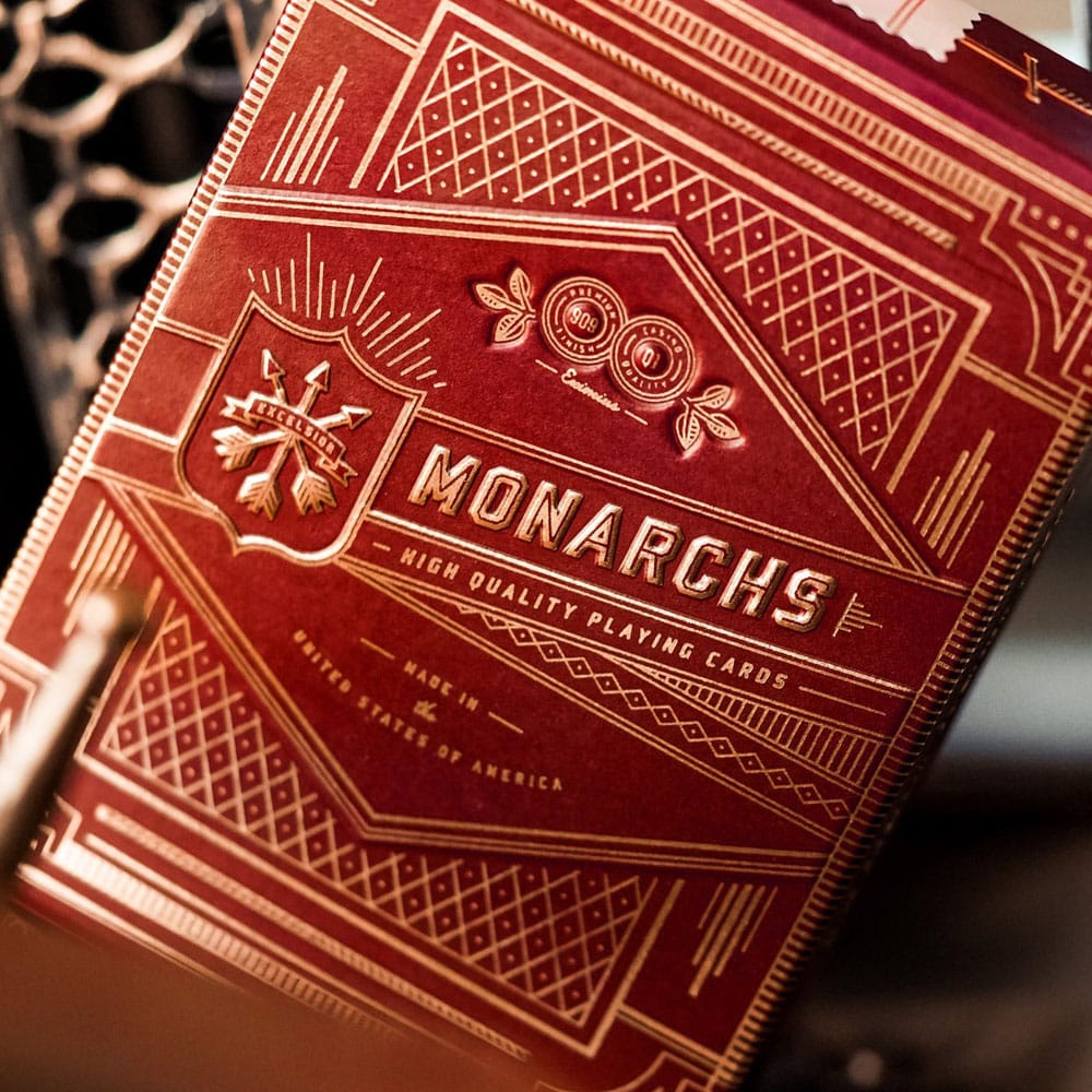 Monarchs Playing Cards Red P060289