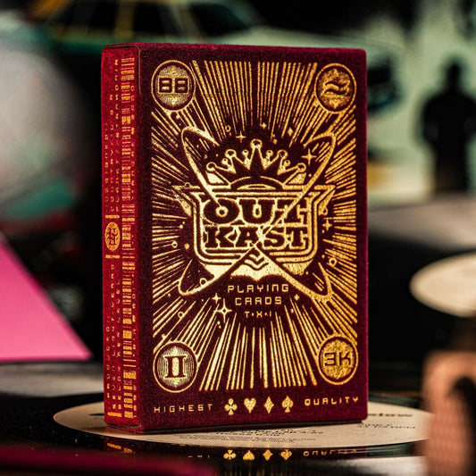 Outcast Playing Cards Red Velvet P060291