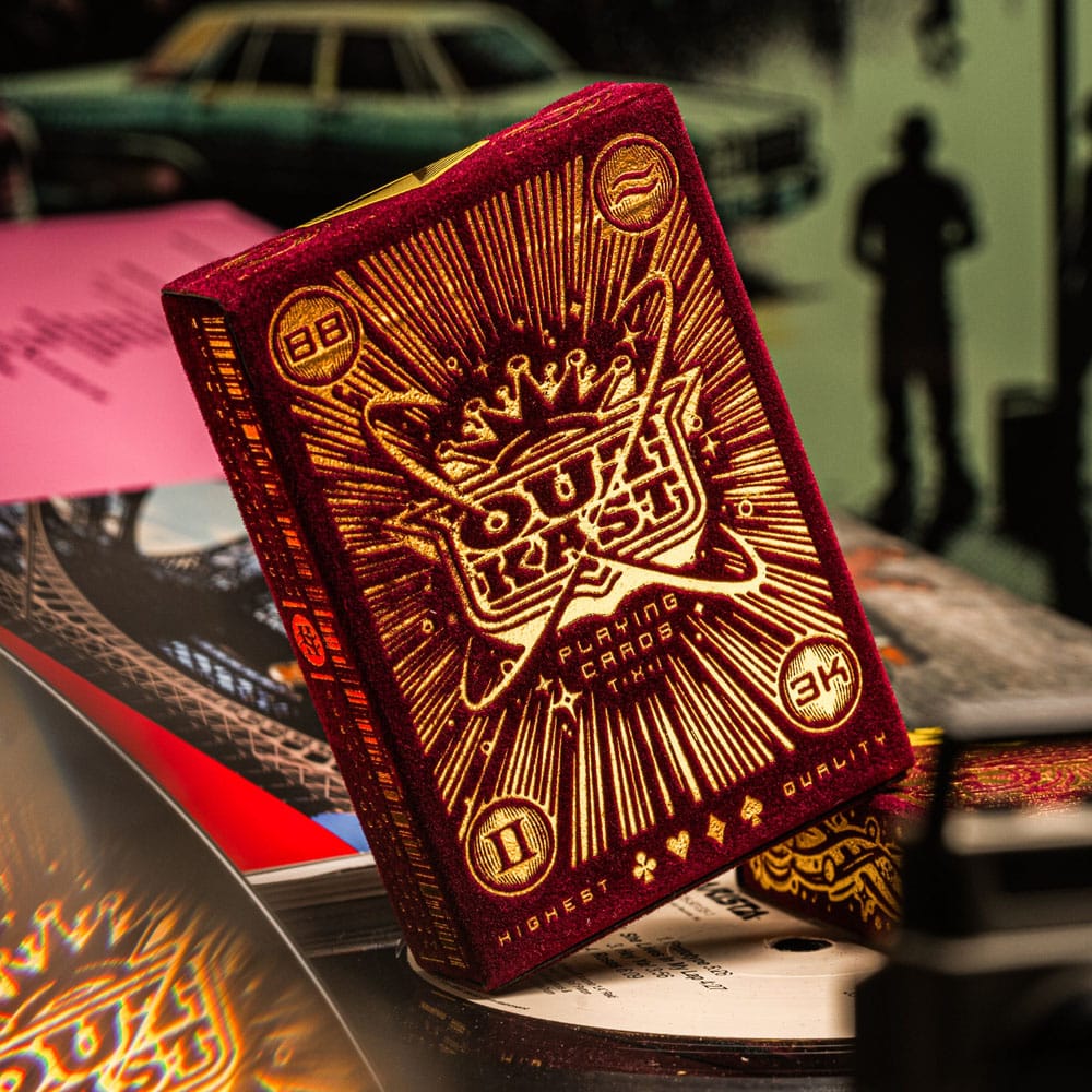 Outcast Playing Cards Red Velvet P060291