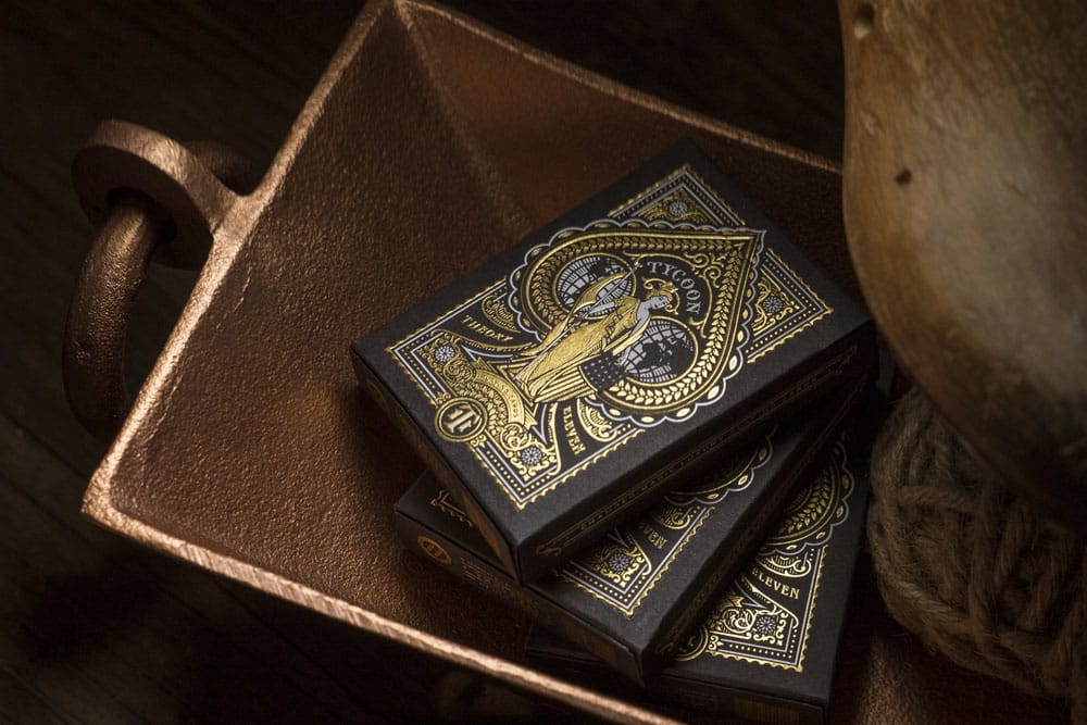 Tycoon Playing Cards Black P060309